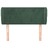 Cabeceira de Cama C/ Abas Veludo 83x23x78/88cm Verde-escuro