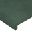 Cabeceira de Cama C/ Abas Veludo 83x23x78/88cm Verde-escuro