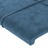 Cabeceira de Cama C/ Abas Veludo 83x23x78/88cm Azul-escuro