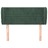 Cabeceira de Cama C/ Abas Veludo 93x23x78/88 cm Verde-escuro