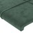 Cabeceira de Cama C/ Abas Veludo 93x23x78/88 cm Verde-escuro