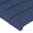 Cabeceira de Cama C/ Abas Tecido 183x23x78/88 cm Azul