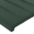 Cabeceira de Cama C/ Abas Veludo 83x23x78/88cm Verde-escuro