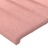 Cabeceira de Cama C/ Abas Veludo 83x23x78/88 cm Rosa