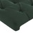 Cabeceira de Cama C/ Abas Veludo 103x23x78/88cm Verde-escuro