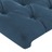 Cabeceira de Cama C/ Abas Veludo 203x23x78/88cm Azul-escuro