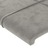 Cabeceira Cama C/ Abas Veludo 163x23x118/128 cm Cinzento-claro