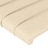 Cabeceira de Cama C/ Abas Tecido 83x23x118/128 cm Creme