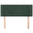 Cabeceira de Cama C/ Abas Veludo 83x16x78/88 cm Verde-escuro