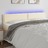 Cabeceira de Cama C/ LED 200x5x78/88 cm Couro Artificial Creme