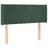 Cabeceira Cama C/ Luzes LED Veludo 83x16x78/88 cm Verde-escuro