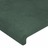 Cabeceira Cama C/ Luzes LED Veludo 83x16x78/88 cm Verde-escuro