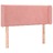 Cabeceira de Cama C/ Luzes LED Veludo 83x16x78/88 cm Rosa