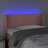 Cabeceira de Cama C/ Luzes LED Veludo 83x16x78/88 cm Rosa