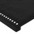 Cabeceira de Cama C/ Luzes LED Veludo 93x16x78/88 cm Preto