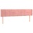 Cabeceira de Cama C/ Luzes LED Veludo 163x16x78/88 cm Rosa