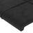 Cabeceira de Cama C/ Luzes LED Veludo 203x16x78/88 cm Preto