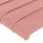 Cabeceira de Cama C/ Luzes LED Veludo 83x16x78/88 cm Rosa