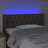 Cabeceira de Cama C/ Luzes LED 103x16x78/88cm Cinza-acastanhado