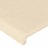 Cabeceira Cama C/ Luzes LED Tecido 163x16x118/128 cm Cor Creme