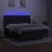 Cama Box Spring C/ Colchão e LED 160x200 cm Tecido Preto