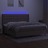 Cama Box Spring Colchão/led 200x200cm Tecido Cinza-acastanhado