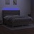 Cama Box Spring Colchão/led 160x200 cm Tecido Cinza-acastanhado