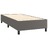 Cama Box Spring C/ Colchão/led 90x190 cm Couro Artificial Cinza