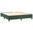 Cama Box Spring C/ Colchão/led 160x200 cm Veludo Verde-escuro