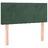 Cama Box Spring C/ Colchão/led 90x190 cm Veludo Verde-escuro