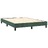 Cama Box Spring C/ Colchão/led 140x190 cm Veludo Verde-escuro