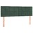 Cama Box Spring C/ Colchão/led 140x190 cm Veludo Verde-escuro