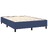 Cama Box Spring C/ Colchão e LED 140x190 cm Tecido Azul