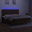 Cama Box Spring C/ Colchão/led 200x200cm Tecido Castanho-escuro