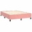 Cama Box Spring C/ Colchão/led 140x200 cm Veludo Rosa