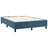 Cama Box Spring C/ Colchão/led 140x190 cm Veludo Azul-escuro