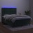 Cama Box Spring C/ Colchão/led 140x190 cm Veludo Verde-escuro