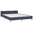 Estrutura de Cama C/ Cabeceira 140x190 cm Tecido Azul