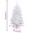 árvore de Natal Artificial Articulada com Suporte 150 cm Branco