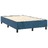 Cama Boxspring com Colchão 120x200 cm Veludo Azul-escuro