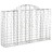 Cestos Gabião Arqueados 18 pcs 200x30x120/140 Ferro Galvanizado