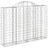 Cestos Gabião Arqueados 10 pcs 200x30x140/160 Ferro Galvanizado