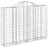 Cestos Gabião Arqueados 11 pcs 200x30x140/160 Ferro Galvanizado