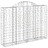 Cestos Gabião Arqueados 14 pcs 200x30x140/160 Ferro Galvanizado