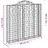 Cestos Gabião Arqueados 10pcs 200x30x180/200 Ferro Galvanizado