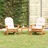 Conjunto Lounge de Jardim Adirondack Acácia Maciça 3 pcs