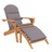 Conjunto Lounge de Jardim Adirondack Acácia Maciça 3 pcs