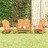 Conjunto Lounge de Jardim Adirondack Acácia Maciça 4 pcs