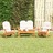 Conjunto Lounge de Jardim Adirondack Acácia Maciça 4 pcs