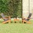 Conjunto Lounge de Jardim Adirondack Acácia Maciça 3 pcs